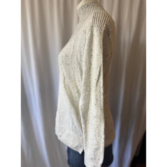 Karen Scott Speckled Mock Neck Sweater - Small - Picture 4 of 8